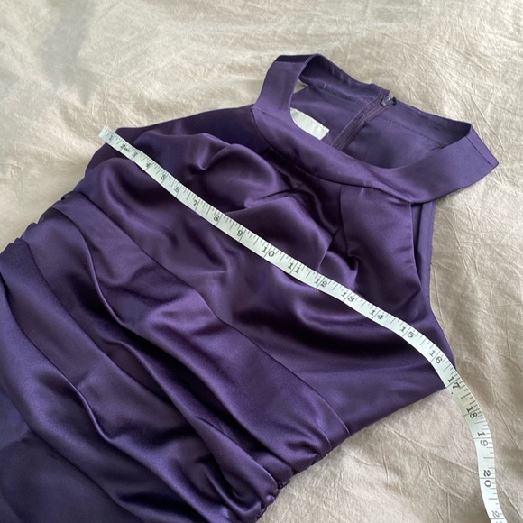 David’s Bridal Deep Purple (Plum) Size 6 Formal, Cocktail, Bridesmaids Dress - Picture 4 of 8